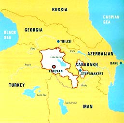 armenia map ancient country armenian csit am 2003